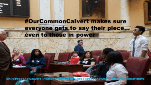 #OurCommonCalvert Makes Sure Everyone Gets to Say Their Piece