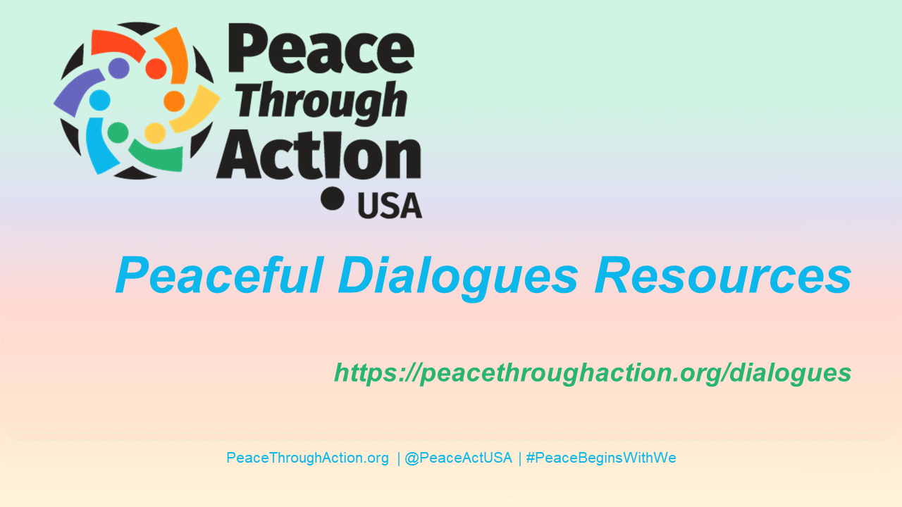 Webpage Banner-Peaceful Dialogues