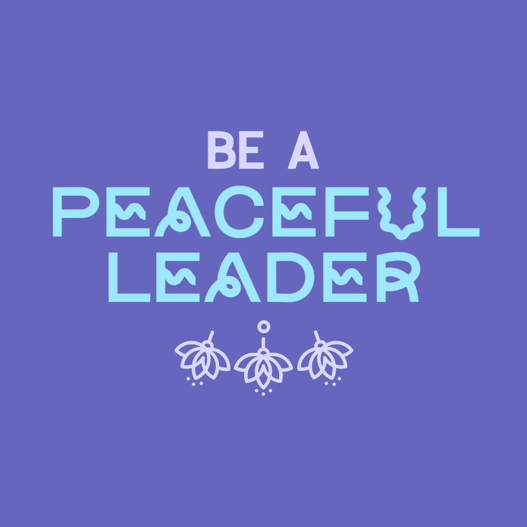 Peaceful Leader webpage banner