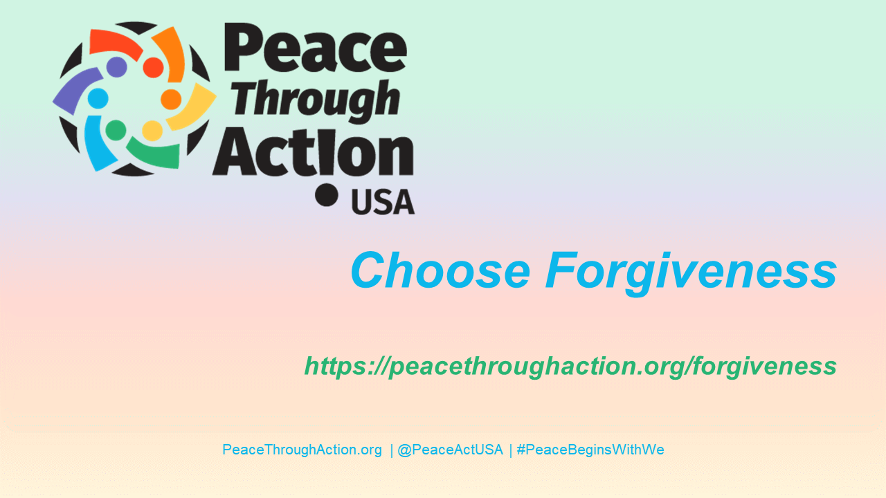 Choose Forgiveness webpage banner