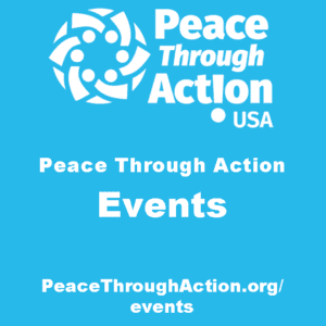 Peace Through Action Events Webpage Banner