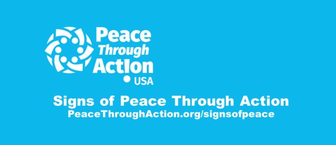 Signs of Peace Through Action Newsletter Webpage Banner