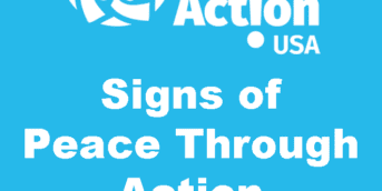 Signs of Peace Through Action Newsletter Webpage Banner